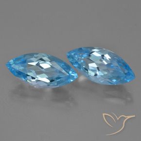 Shop natural 7.67ct スイスブルー トパーズ gems, マーキーズ, from ブラジル at GemSelect. In stock, global shipping!