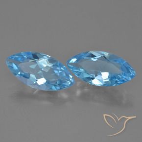 Shop natural 6.90ct スカイブルー トパーズ gems, マーキーズ, from ブラジル at GemSelect. In stock, global shipping!