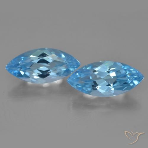 Shop natural 7.46ct スイスブルー トパーズ gems, マーキーズ, from ブラジル at GemSelect. In stock, global shipping!