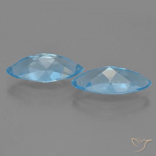 Shop natural 7.46ct スイスブルー トパーズ gems, マーキーズ, from ブラジル at GemSelect. In stock, global shipping!