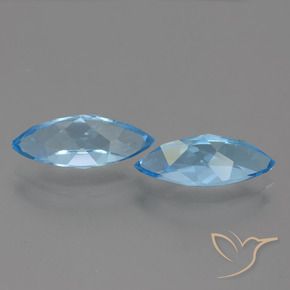 Shop natural 7.34ct スカイブルー トパーズ gems, マーキーズ, from ブラジル at GemSelect. In stock, global shipping!