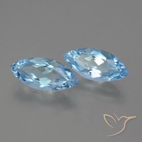 Shop natural 6.43ct スカイブルー トパーズ gems, マーキーズ, from ブラジル at GemSelect. In stock, global shipping!