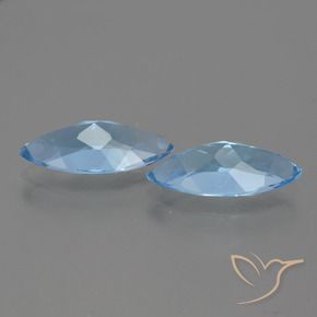 Shop natural 6.43ct スカイブルー トパーズ gems, マーキーズ, from ブラジル at GemSelect. In stock, global shipping!
