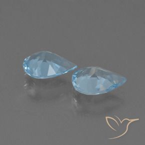 Shop natural 1.31ct スイスブルー トパーズ gems, 洋梨の形, from ブラジル at GemSelect. In stock, global shipping!