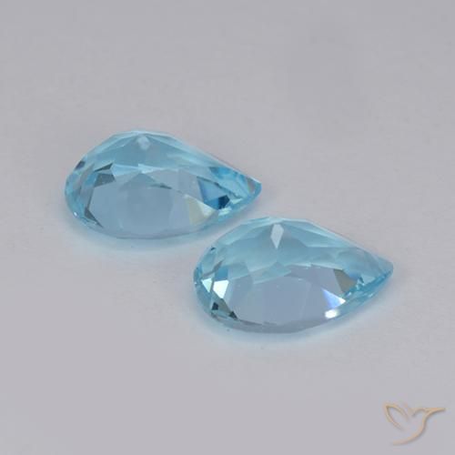 Shop natural 1.76ct スカイブルー トパーズ gems, 洋梨の形, from ブラジル at GemSelect. In stock, global shipping!