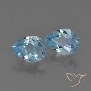 Shop natural 1.63ct スカイブルー トパーズ gems, 洋梨の形, from ブラジル at GemSelect. In stock, global shipping!