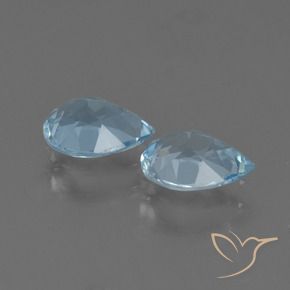 Shop natural 1.63ct スカイブルー トパーズ gems, 洋梨の形, from ブラジル at GemSelect. In stock, global shipping!