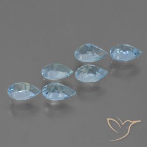 Shop natural 3.21ct スカイブルー トパーズ gems, 洋梨の形, from ブラジル at GemSelect. In stock, global shipping!