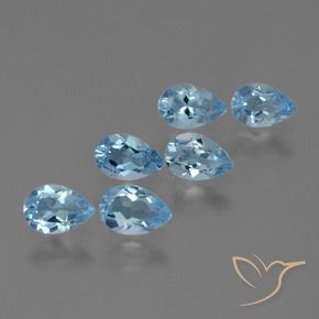 Shop natural 2.94ct スカイブルー トパーズ gems, 洋梨の形, from ブラジル at GemSelect. In stock, global shipping!