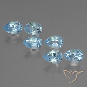 Shop natural 3.66ct スカイブルー トパーズ gems, 洋梨の形, from ブラジル at GemSelect. In stock, global shipping!