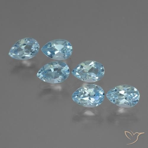 Shop natural 3.42ct スカイブルー トパーズ gems, 洋梨の形, from ブラジル at GemSelect. In stock, global shipping!