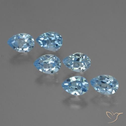 Shop natural 3.26ct スカイブルー トパーズ gems, 洋梨の形, from ブラジル at GemSelect. In stock, global shipping!