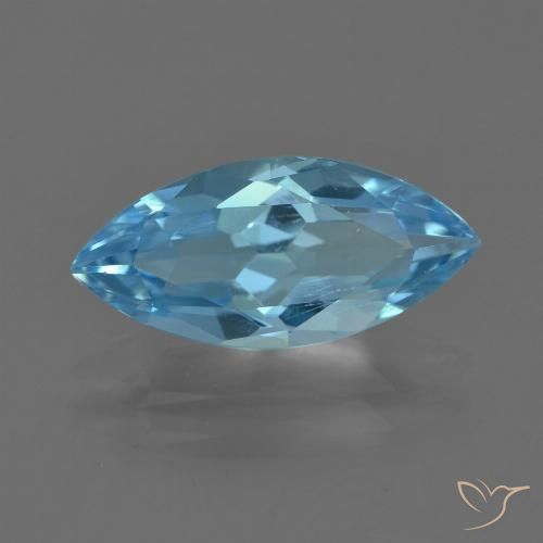 3.31ct 天然 スイスブルー トパーズ, マーキーズ, VVS-VS