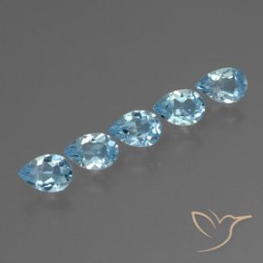 Shop natural 2.63ct スカイブルー トパーズ gems, 洋梨の形, from ブラジル at GemSelect. In stock, global shipping!