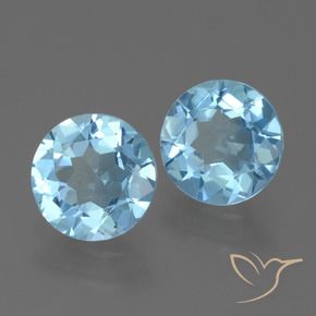 Shop natural 4.24ct スイスブルー トパーズ gems, ラウンド, from ブラジル at GemSelect. In stock, global shipping!