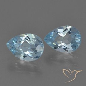Shop natural 1.71ct スカイブルー トパーズ gems, 洋梨の形, from ブラジル at GemSelect. In stock, global shipping!