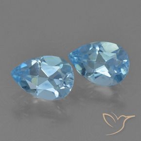 Shop natural 1.69ct スカイブルー トパーズ gems, 洋梨の形, from ブラジル at GemSelect. In stock, global shipping!