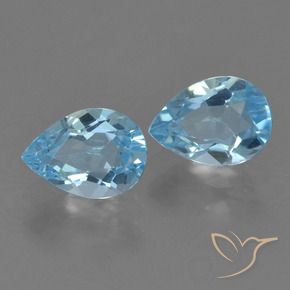 Shop natural 1.69ct スカイブルー トパーズ gems, 洋梨の形, from ブラジル at GemSelect. In stock, global shipping!