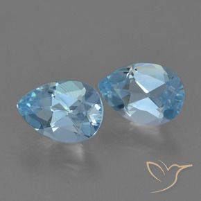 Shop natural 1.58ct スカイブルー トパーズ gems, 洋梨の形, from ブラジル at GemSelect. In stock, global shipping!