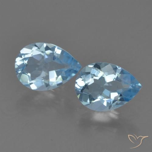 Shop natural 1.61ct スイスブルー トパーズ gems, 洋梨の形, from ブラジル at GemSelect. In stock, global shipping!