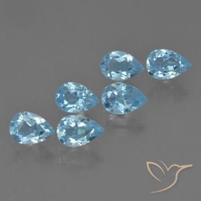 Shop natural 3.47ct スカイブルー トパーズ gems, 洋梨の形, from ブラジル at GemSelect. In stock, global shipping!