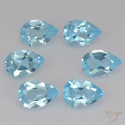 Shop natural 3.10ct スカイブルー トパーズ gems, 洋梨の形, from ブラジル at GemSelect. In stock, global shipping!