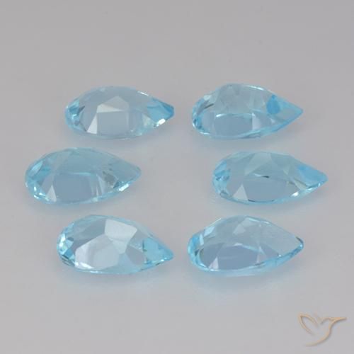 Shop natural 3.10ct スカイブルー トパーズ gems, 洋梨の形, from ブラジル at GemSelect. In stock, global shipping!