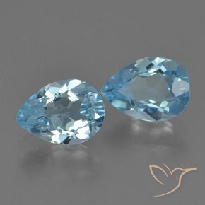Shop natural 1.71ct スカイブルー トパーズ gems, 洋梨の形, from ブラジル at GemSelect. In stock, global shipping!