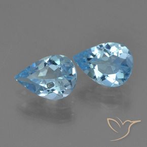 Shop natural 1.39ct スカイブルー トパーズ gems, 洋梨の形, from ブラジル at GemSelect. In stock, global shipping!