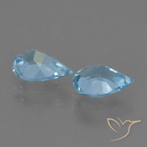 Shop natural 1.39ct スカイブルー トパーズ gems, 洋梨の形, from ブラジル at GemSelect. In stock, global shipping!