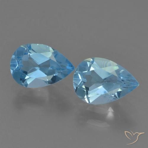 Shop natural 1.67ct スイスブルー トパーズ gems, 洋梨の形, from ブラジル at GemSelect. In stock, global shipping!