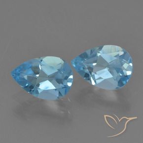 Shop natural 1.67ct スイスブルー トパーズ gems, 洋梨の形, from ブラジル at GemSelect. In stock, global shipping!