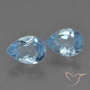 Shop natural 1.61ct スイスブルー トパーズ gems, 洋梨の形, from ブラジル at GemSelect. In stock, global shipping!