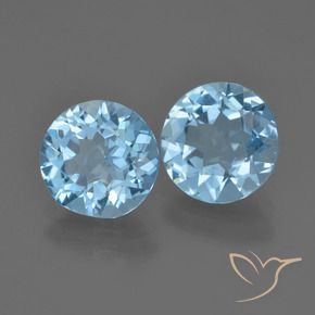 Shop natural 4.31ct スイスブルー トパーズ gems, ラウンド, from ブラジル at GemSelect. In stock, global shipping!