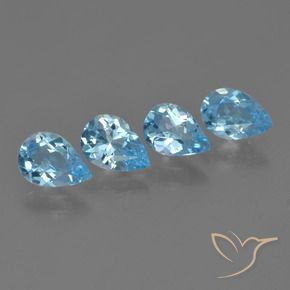 Shop natural 2.96ct スイスブルー トパーズ gems, 洋梨の形, from ブラジル at GemSelect. In stock, global shipping!