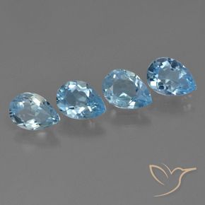 Shop natural 3.09ct スカイブルー トパーズ gems, 洋梨の形, from ブラジル at GemSelect. In stock, global shipping!