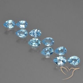 Shop natural 5.16ct スカイブルー トパーズ gems, 洋梨の形, from ブラジル at GemSelect. In stock, global shipping!