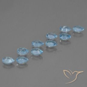 Shop natural 4.79ct スカイブルー トパーズ gems, 洋梨の形, from ブラジル at GemSelect. In stock, global shipping!