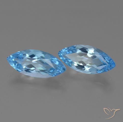 Shop natural 6.87ct スイスブルー トパーズ gems, マーキーズ, from ブラジル at GemSelect. In stock, global shipping!
