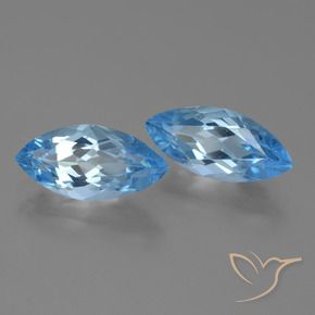 Shop natural 7.67ct スイスブルー トパーズ gems, マーキーズ, from ブラジル at GemSelect. In stock, global shipping!