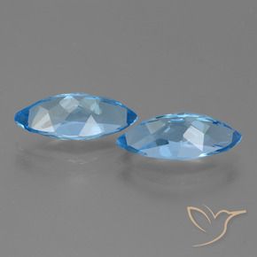 Shop natural 7.67ct スイスブルー トパーズ gems, マーキーズ, from ブラジル at GemSelect. In stock, global shipping!