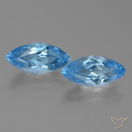 Shop natural 7.92ct スイスブルー トパーズ gems, マーキーズ, from ブラジル at GemSelect. In stock, global shipping!