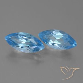 Shop natural 7.92ct スイスブルー トパーズ gems, マーキーズ, from ブラジル at GemSelect. In stock, global shipping!