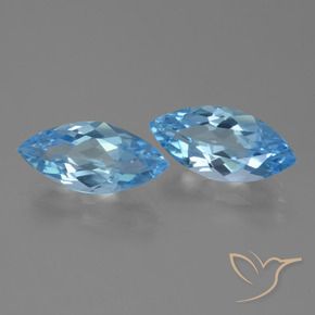 Shop natural 6.94ct スカイブルー トパーズ gems, マーキーズ, from ブラジル at GemSelect. In stock, global shipping!