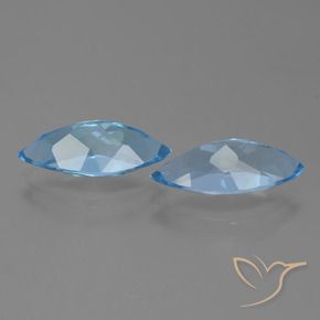 Shop natural 6.94ct スカイブルー トパーズ gems, マーキーズ, from ブラジル at GemSelect. In stock, global shipping!