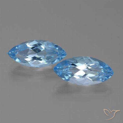 Shop natural 7.29ct スイスブルー トパーズ gems, マーキーズ, from ブラジル at GemSelect. In stock, global shipping!