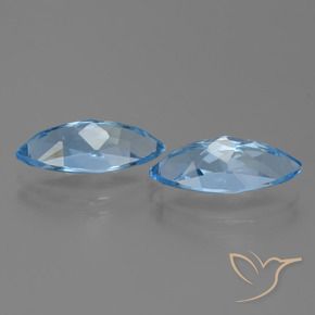 Shop natural 7.29ct スイスブルー トパーズ gems, マーキーズ, from ブラジル at GemSelect. In stock, global shipping!