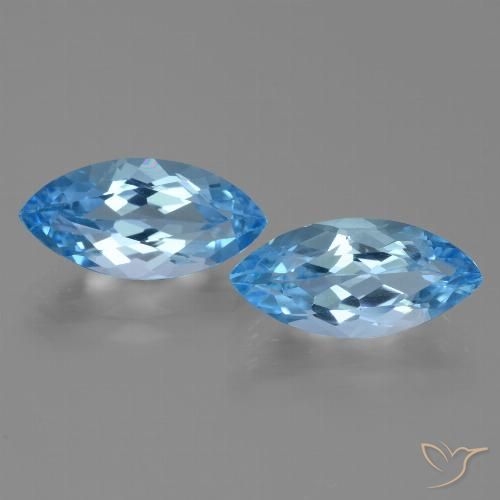 Shop natural 8.21ct スイスブルー トパーズ gems, マーキーズ, from ブラジル at GemSelect. In stock, global shipping!