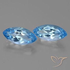 Shop natural 8.21ct スイスブルー トパーズ gems, マーキーズ, from ブラジル at GemSelect. In stock, global shipping!