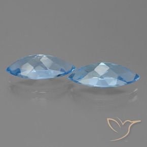 Shop natural 7.44ct スイスブルー トパーズ gems, マーキーズ, from ブラジル at GemSelect. In stock, global shipping!